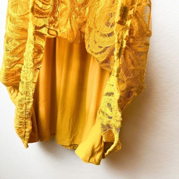 ANTHROPOLOGIE MOULINETTE SOEURS Lace Overlay Summer Dress Size Small EUC - Picture 5 of 9